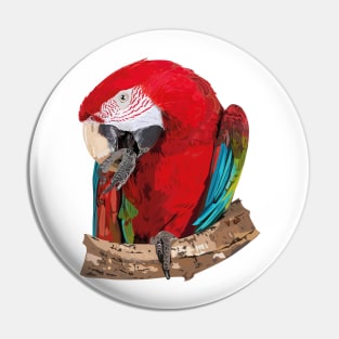 Aliverde Macaw Pin