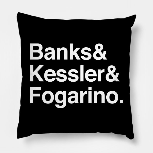 Interpol //// Names List Design Pillow by DankFutura