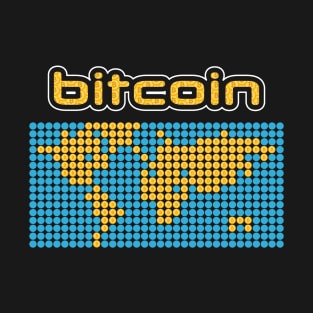 Bitcoin map T-Shirt