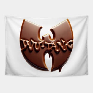 Wutang Text logo Chocolate effect Tapestry