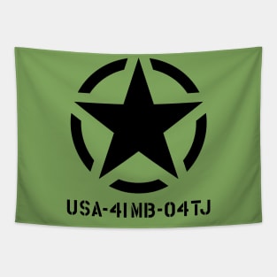 Military Star Tapestry