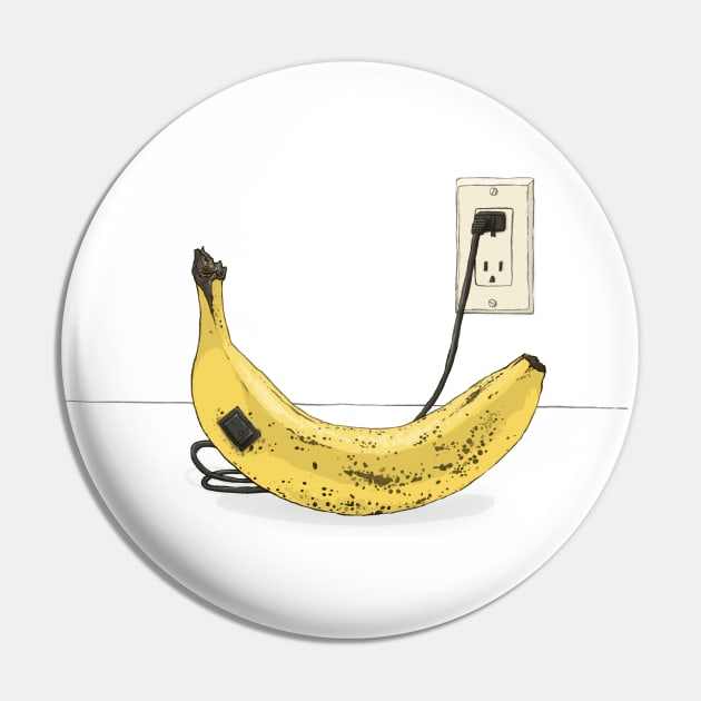 Electric banana Pin by jurjenbertens