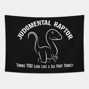 Judgmental Raptor - 6 Foot Turkey Tapestry