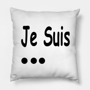 Je Suis Charlie Pillow