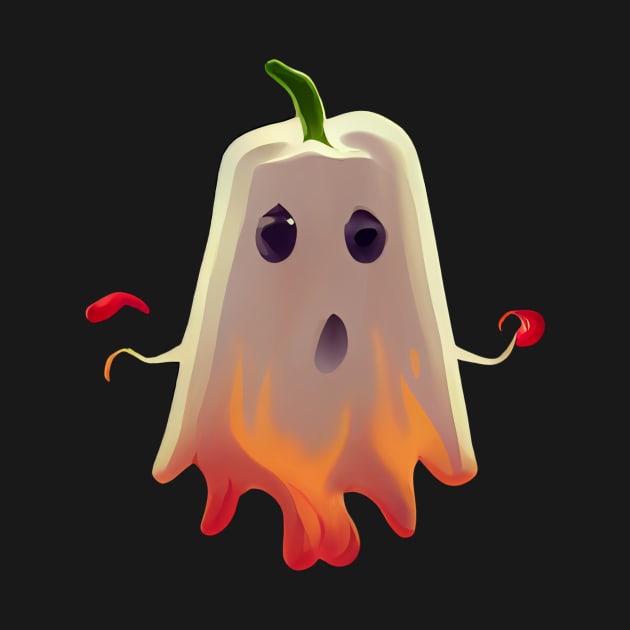 Ghost pepper cute cartoon by StoneyPhenix