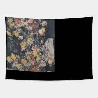 Flowers Design Breakfast Graphic Tapestry