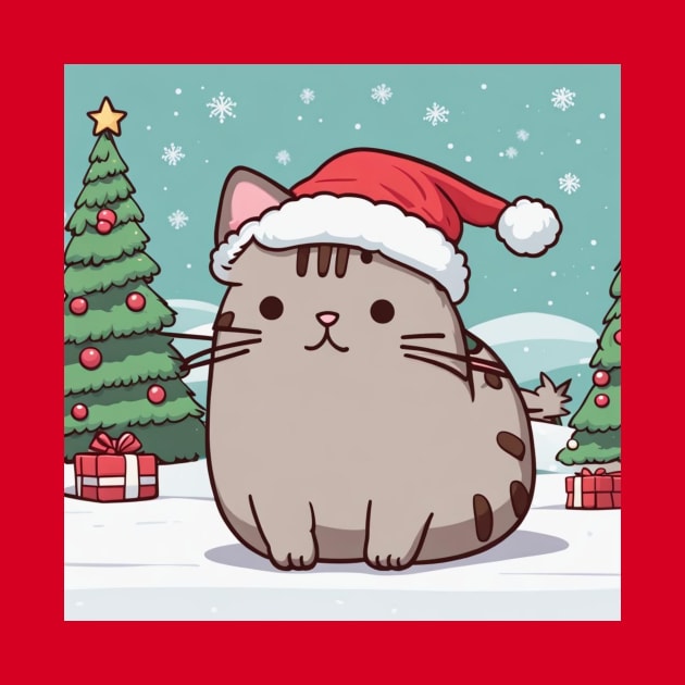 Pusheen Santa kitty by Love of animals