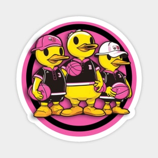 Lancaster County Ducks Alternate Triple Duck Logo Magnet