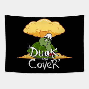 Duck and Cover - Bert the Turtle Tapestry