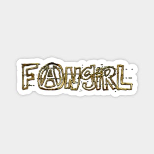 Fangirl (gold) Magnet