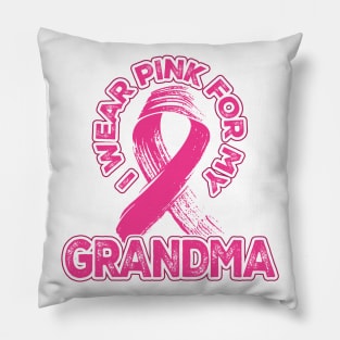 I wear pink for my Grandma Pillow