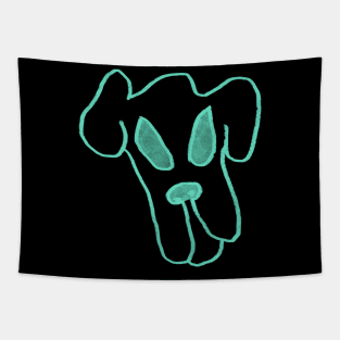 Alien dog Tapestry