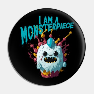 cute monsterpiece Pin