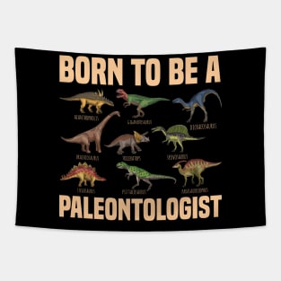 Paleontologist Dinosaurs Fathers Day Gift Funny Retro Vintage Tapestry