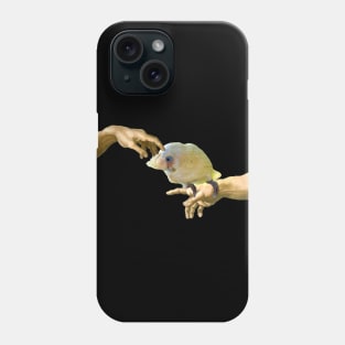 Creation of a Goffin's cockatoo Phone Case