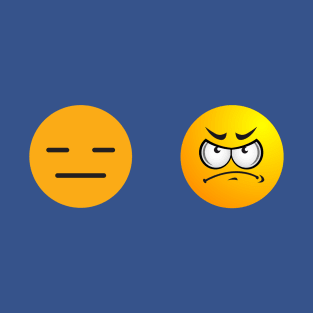 Angry emoji sticker T-Shirt