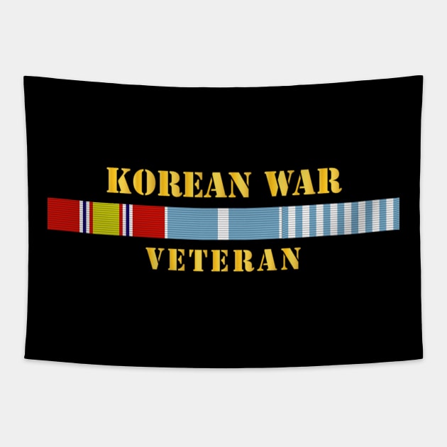 Korean War Veteran w KW SVC Tapestry by twix123844