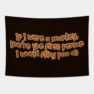 If I were a monkey Tapestry