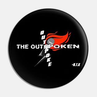 ATK “Outspoke the Outspoken” logo Pin