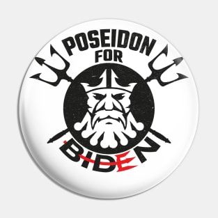 Poseidon For Biden Pin