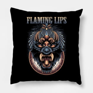 FLAMING LIPS BAND Pillow