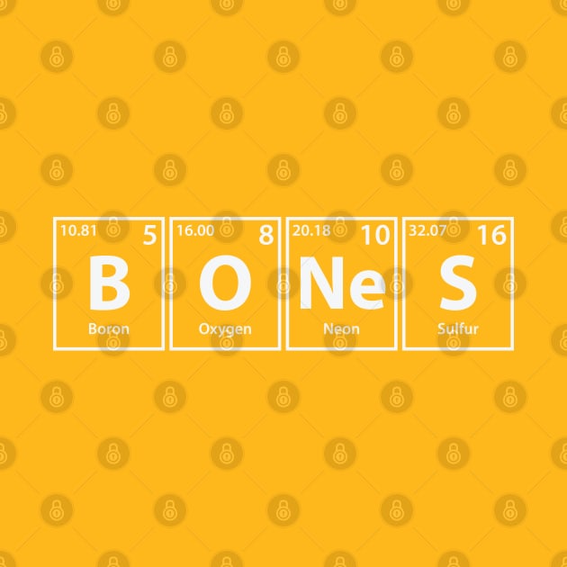 Bones (B-O-Ne-S) Periodic Elements Spelling by cerebrands