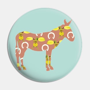 Donkey Orchid Pin