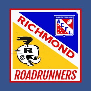 Defunct Richmond Roadrunners ACFL Football 1968 T-Shirt