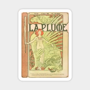 La Plume,1898 Magnet