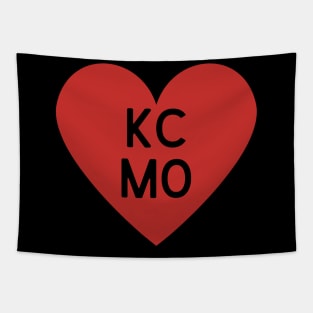 I Love Kansas City Vintage Heart Design Tapestry