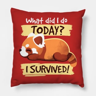 Survivor red panda Pillow