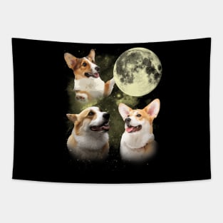 Royal Companions Chic Tee for Admirers of the Corgi Royalty Tapestry