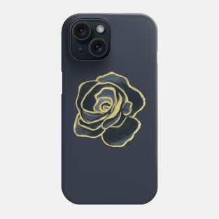 Black Velvet Rose Phone Case