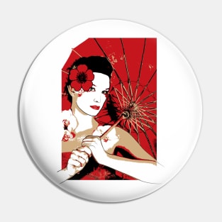 Spring Girl Pin