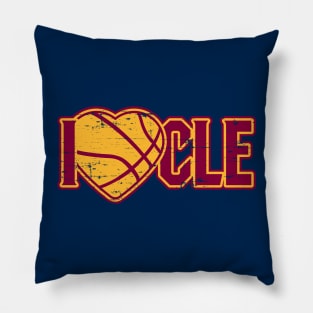 I Love CLE –veland Basketball! (DELUXE) Pillow