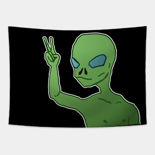 peace with aliens Tapestry