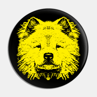 Yellow Chow Chow Pin