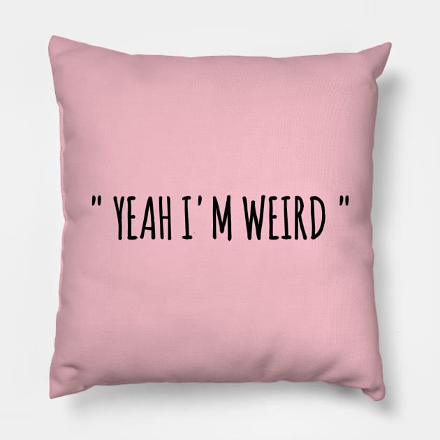 Weirdness Pillow by JUUB