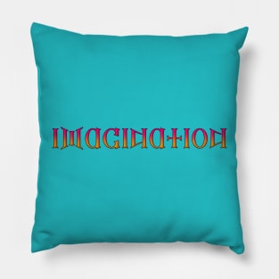 Imagination - Ambigram - Reflection Pillow