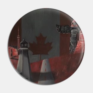 Canadian City Pin