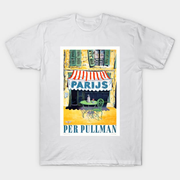 Parijs per Pullman Vintage Travel Poster - Pullman - | TeePublic