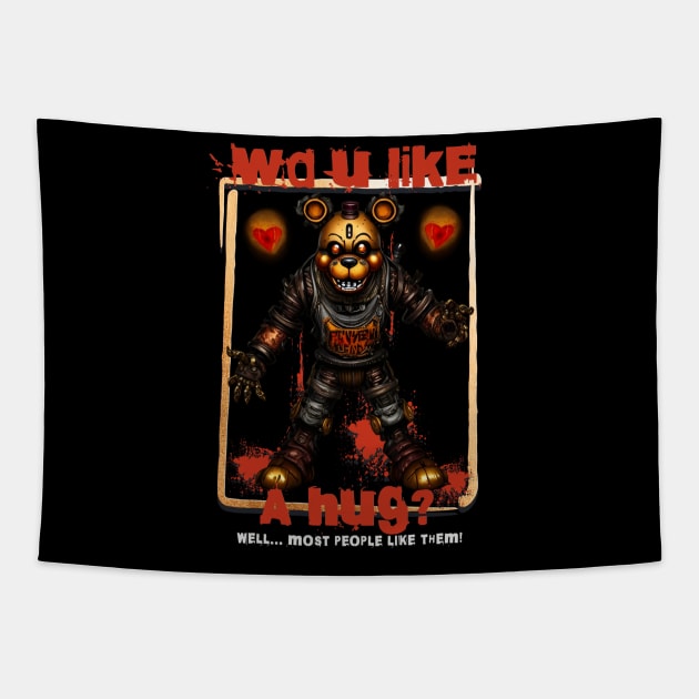 Would you like a hug? Tapestry by SkullTroops