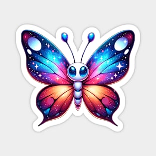 A Cute Galaxy Butterfly Magnet