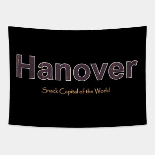 Hanover Grunge Text Tapestry