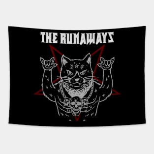 THE RUNAWAYS CAT ROCK - MERCH VTG Tapestry