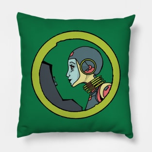 "PILOT GIRL" Pillow