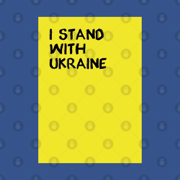 Stand with Ukraine Support Ukraine by Ukraine Prints