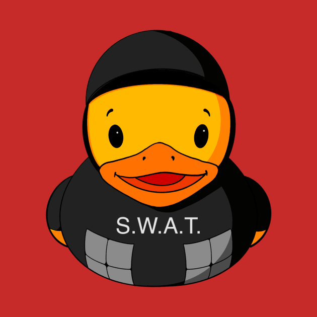 Swat Police Rubber Duck by Alisha Ober Designs