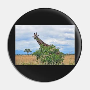 African Giraffe Pin