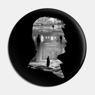 Andrei Tarkovsky Collage Pin